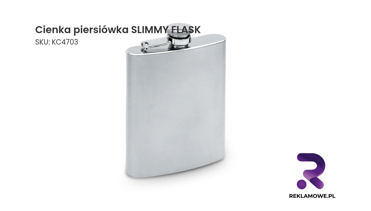 Zdjęcie cienkiej piersiówki SLIMMY FLASK