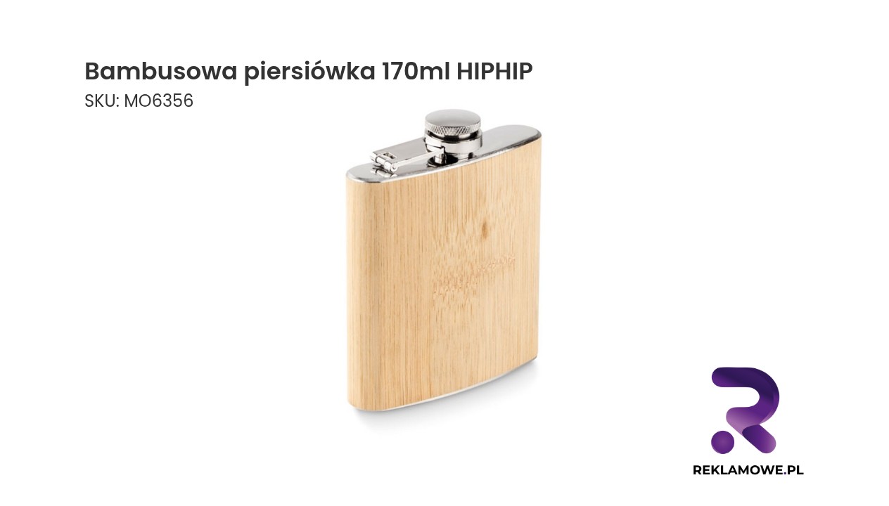 Bambusowa piersiówka 170ml marki HIPHIP