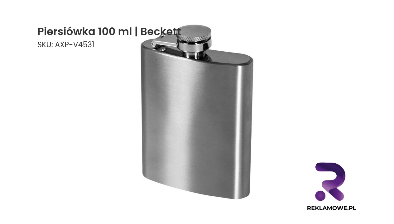Piersiówka Beckett o pojemności 100 ml