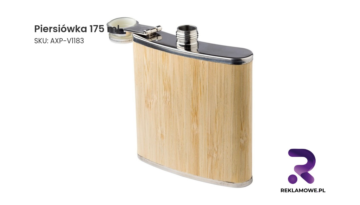 Piersiówka 175 ml Piersiówka 175 ml ze stali nierdzewnej