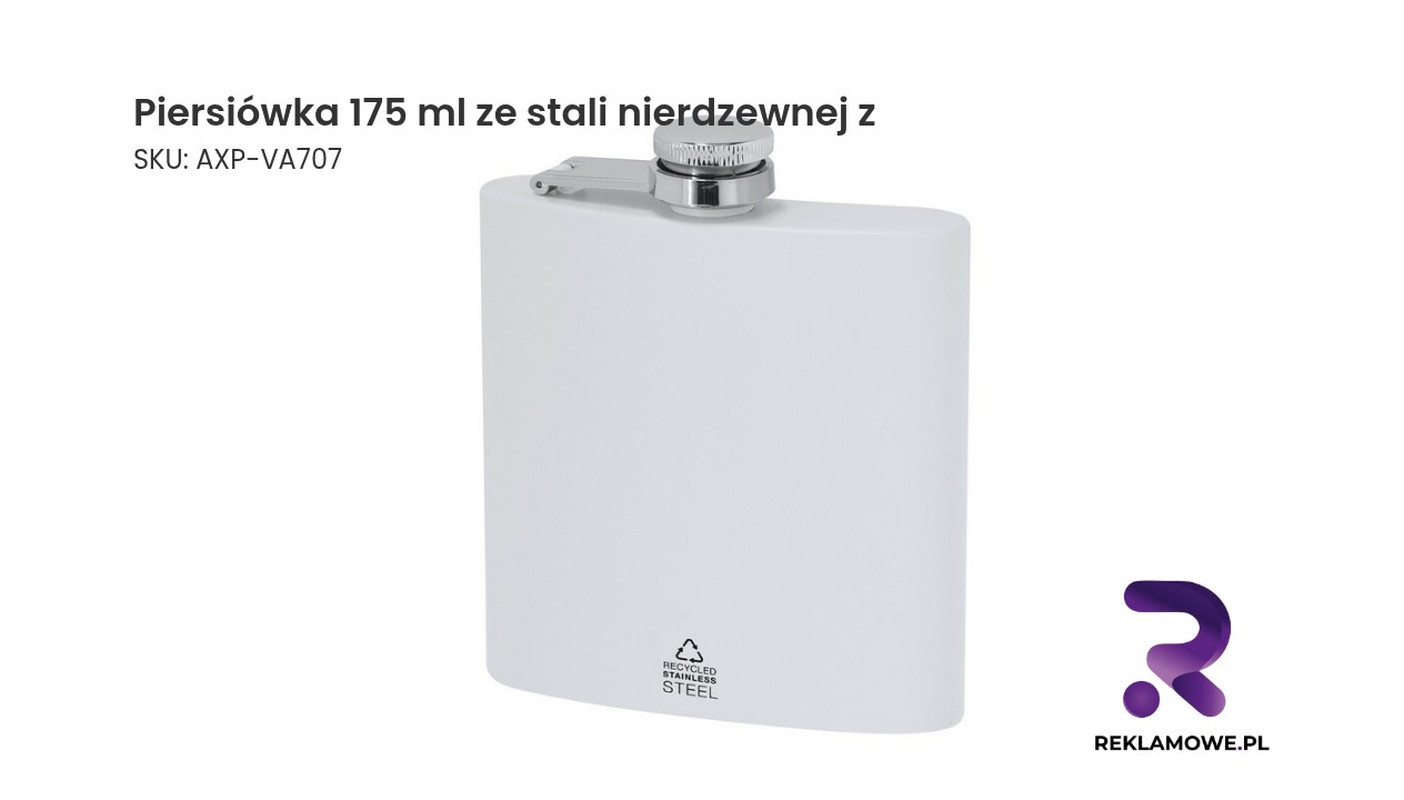 Piersiówka 175 ml wykonana ze stali nierdzewnej